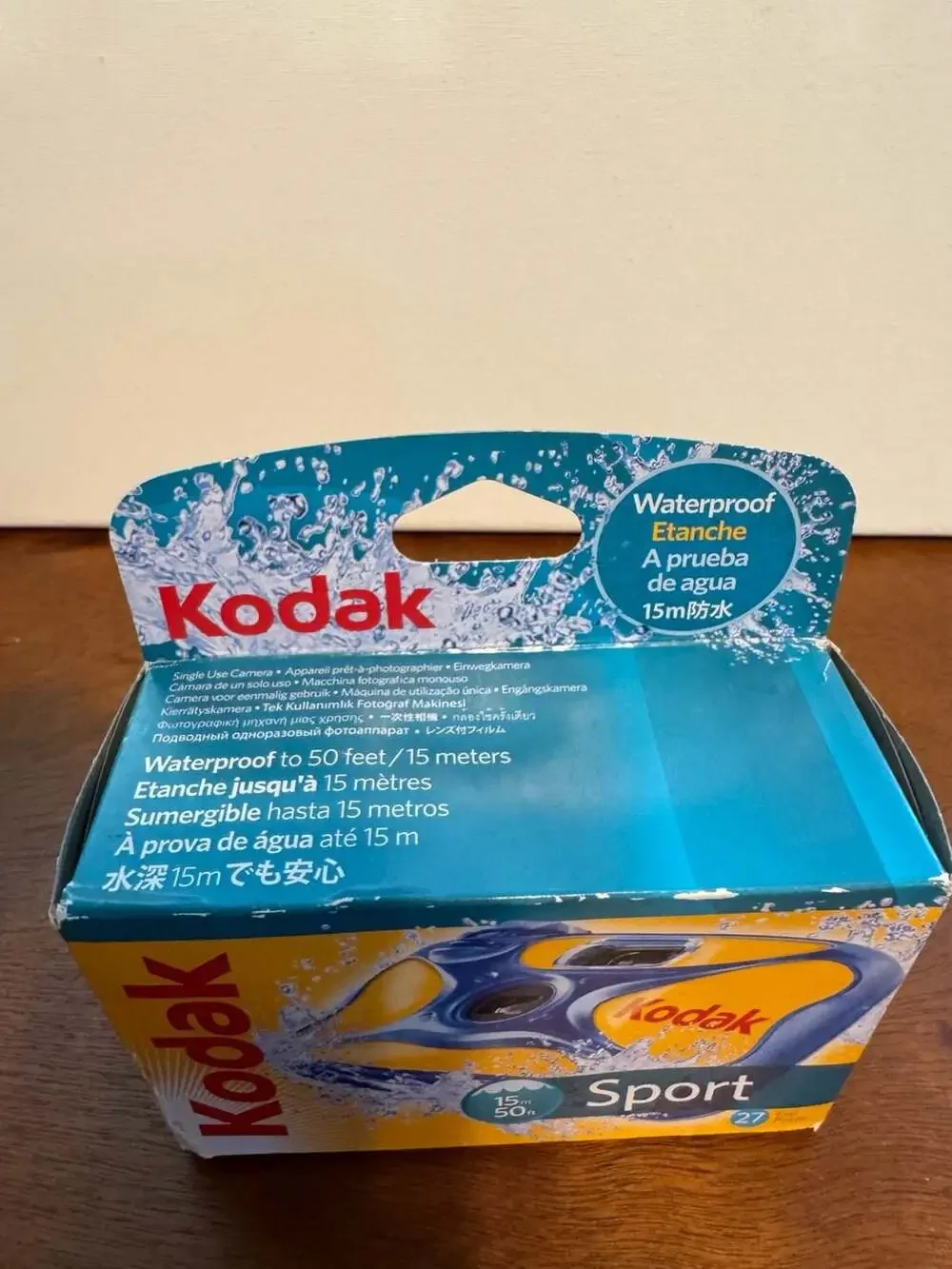 NEW Kodak Sport Disposable Camera WATERPROOF 50ft Expired 2025